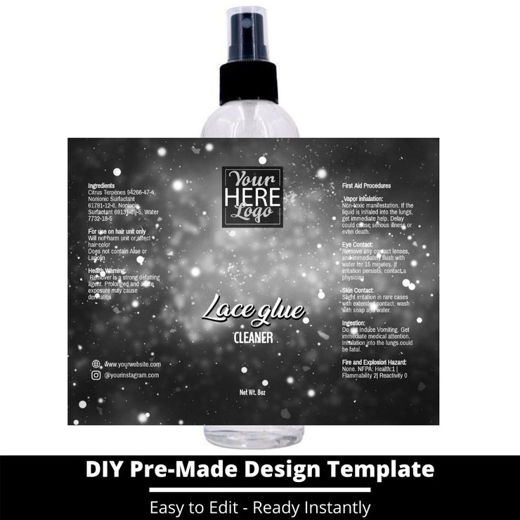 Lace Glue Cleaner Template 209