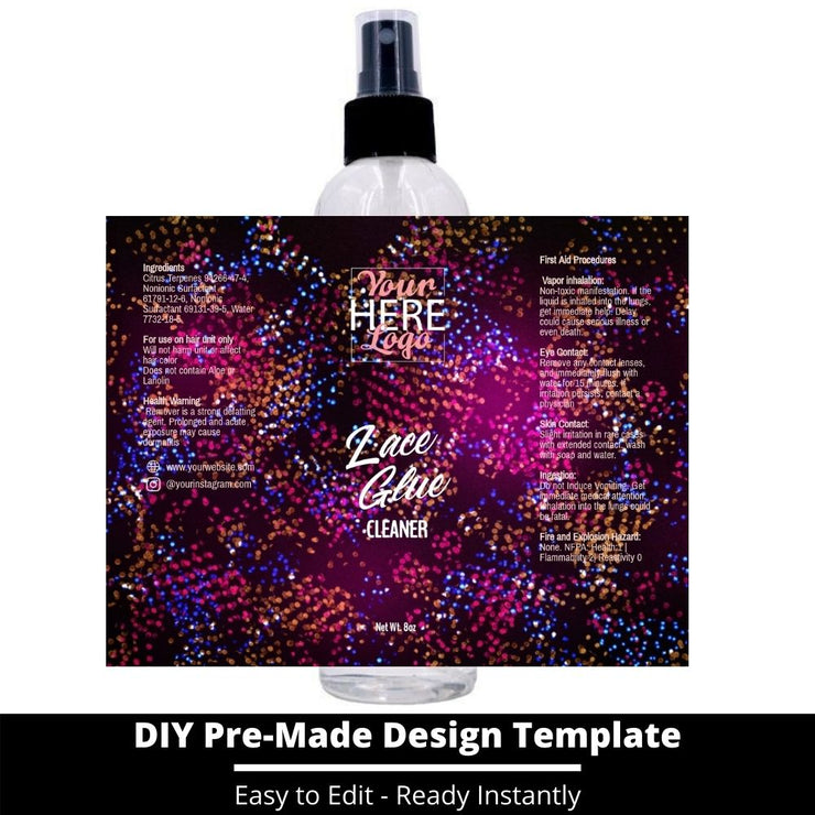 Lace Glue Cleaner Template 20