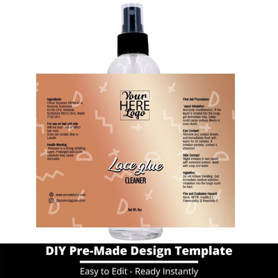 Lace Glue Cleaner Template 215