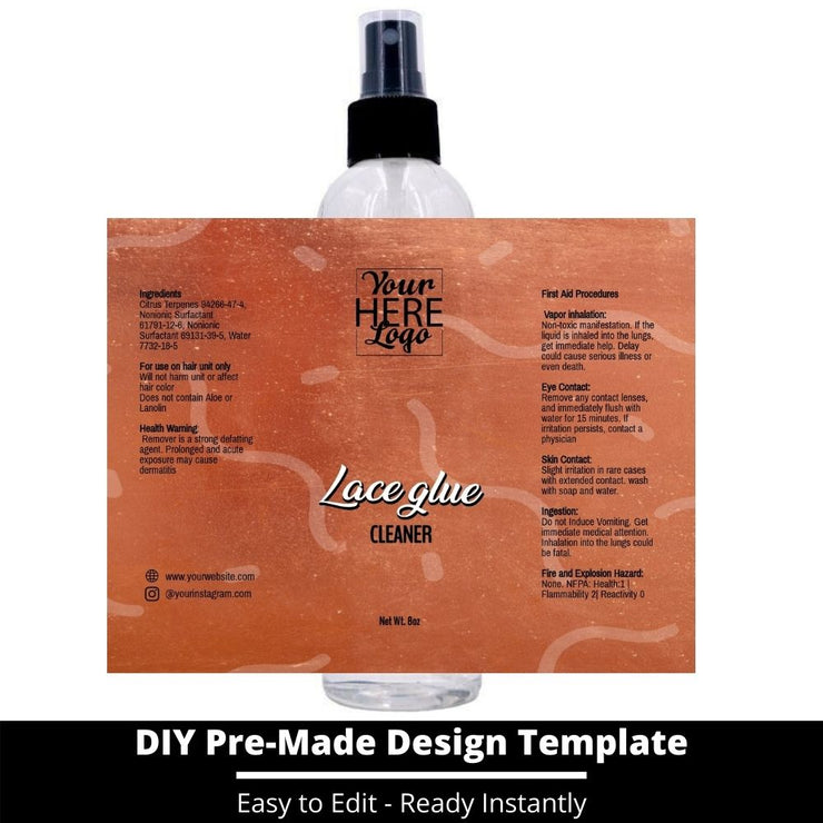 Lace Glue Cleaner Template 216