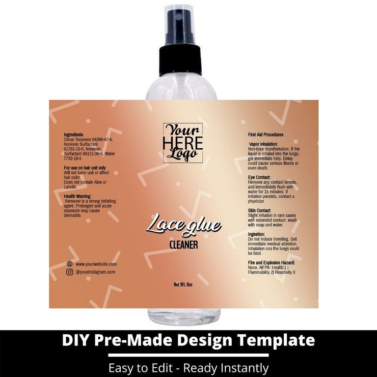 Lace Glue Cleaner Template 219
