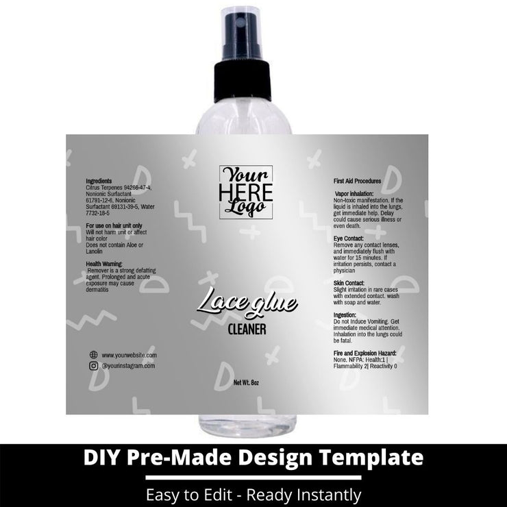 Lace Glue Cleaner Template 220
