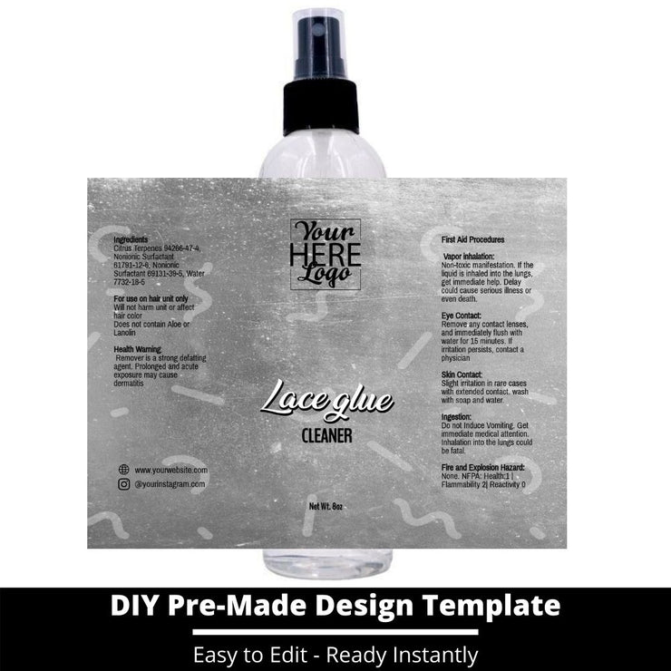 Lace Glue Cleaner Template 223