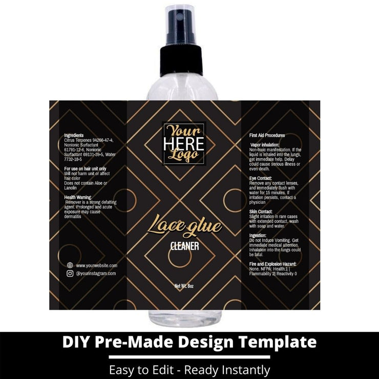Lace Glue Cleaner Template 226