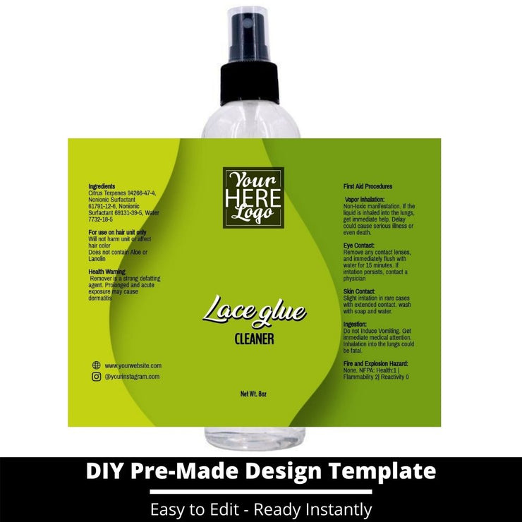 Lace Glue Cleaner Template 234
