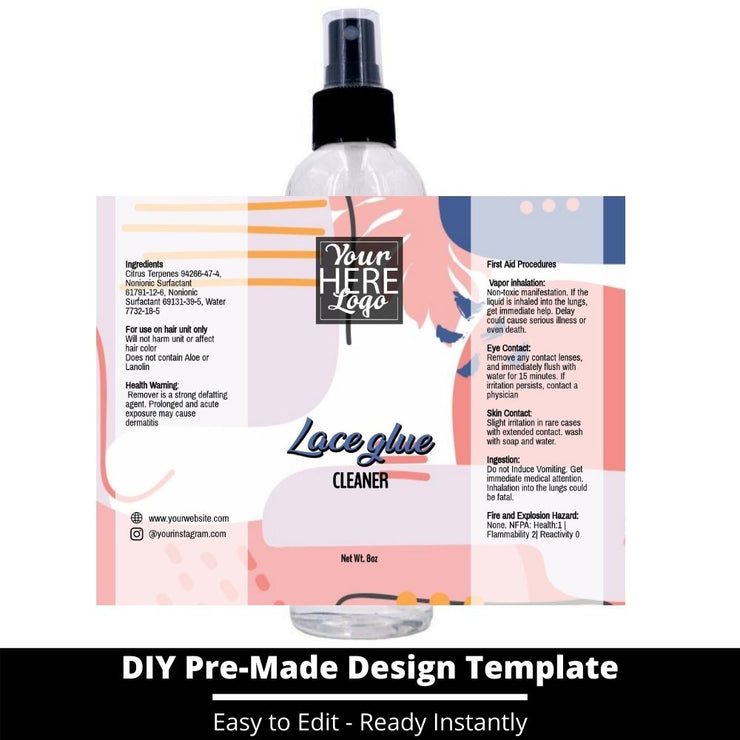 Lace Glue Cleaner Template 237