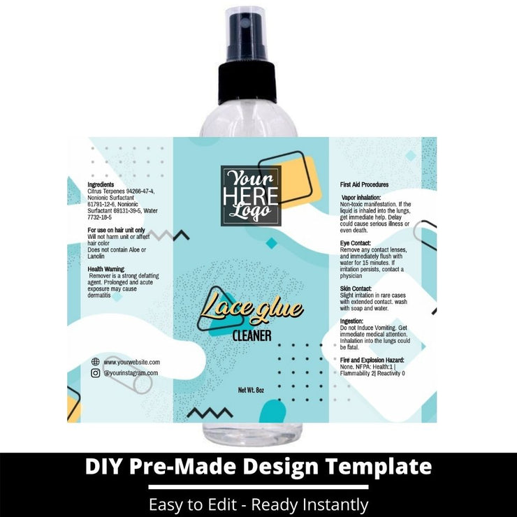 Lace Glue Cleaner Template 238