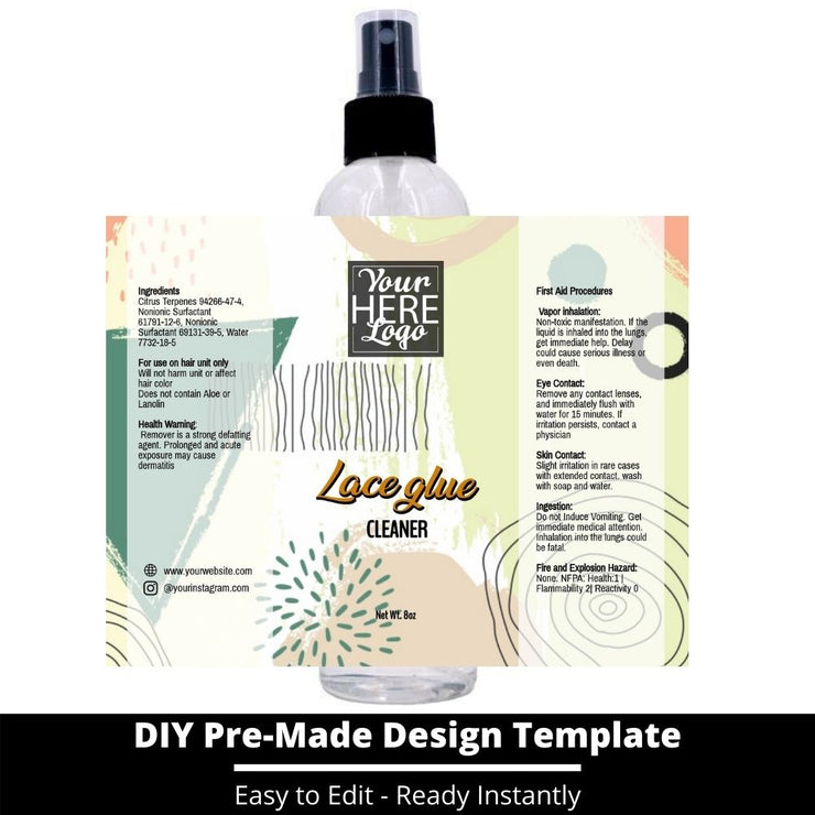 Lace Glue Cleaner Template 239