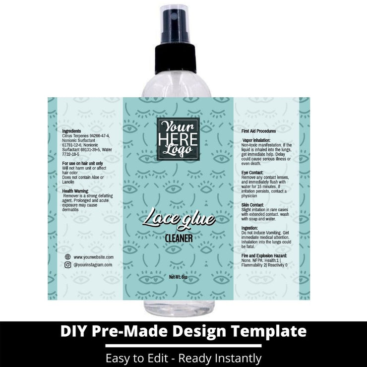 Lace Glue Cleaner Template 242