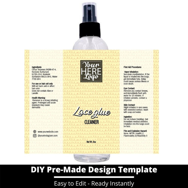 Lace Glue Cleaner Template 248
