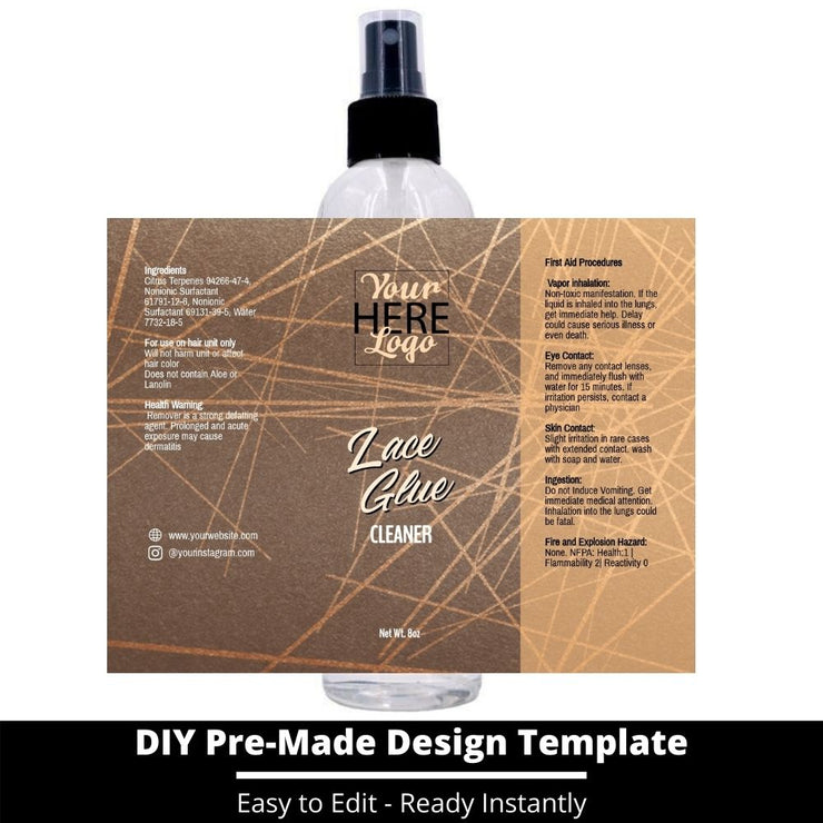 Lace Glue Cleaner Template 28