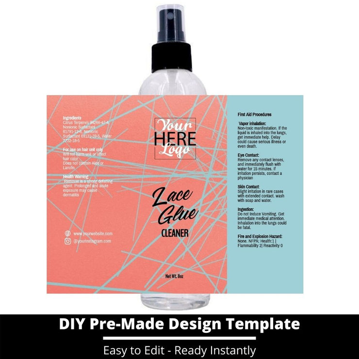 Lace Glue Cleaner Template 29