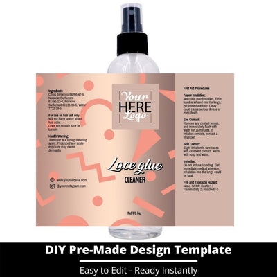 Lace Glue Cleaner Template 30