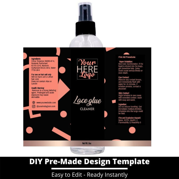 Lace Glue Cleaner Template 32