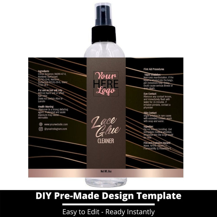 Lace Glue Cleaner Template 33