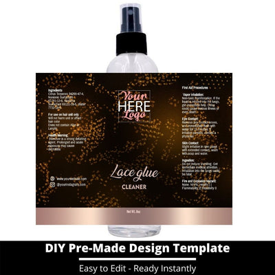 Lace Glue Cleaner Template 36