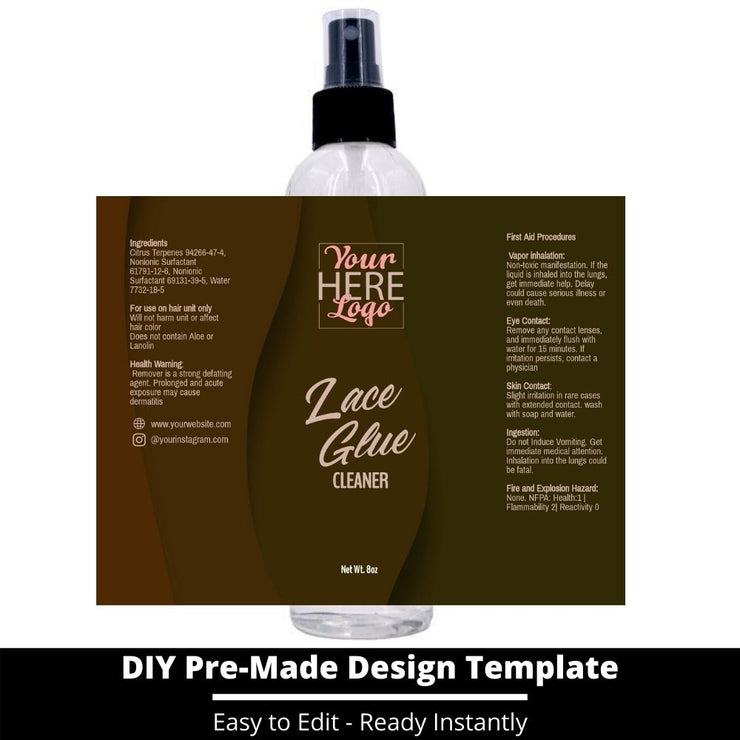 Lace Glue Cleaner Template 37