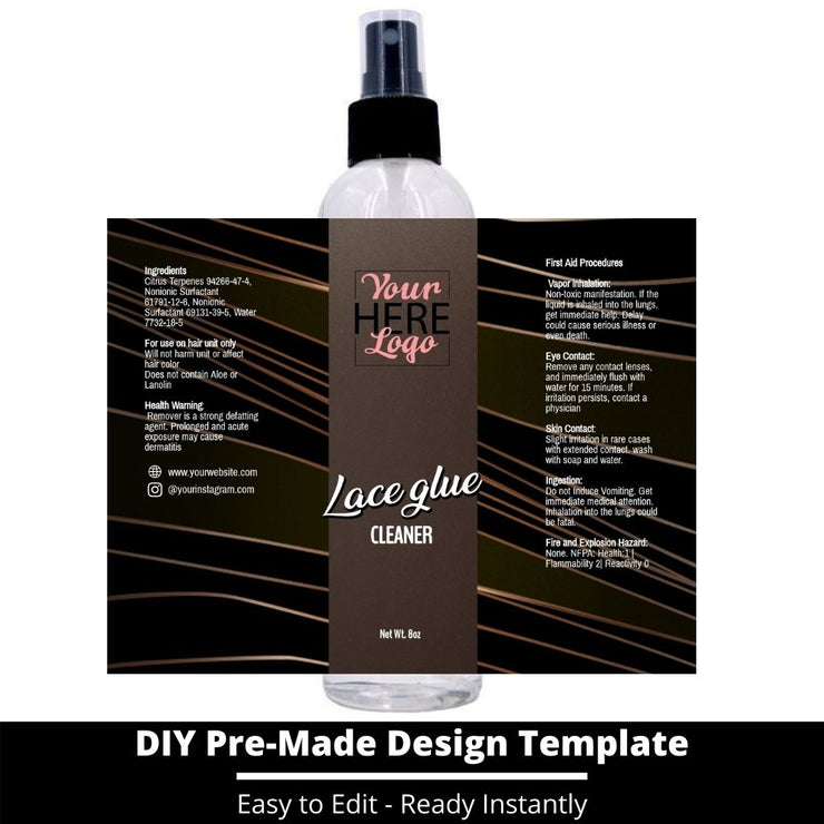 Lace Glue Cleaner Template 38