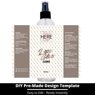 Lace Glue Cleaner Template 40