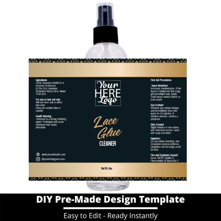 Lace Glue Cleaner Template 42