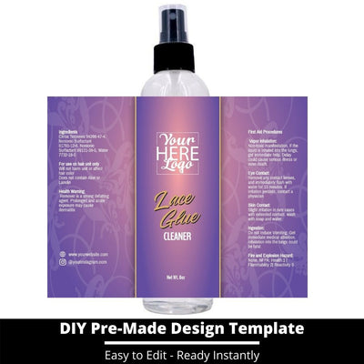 Lace Glue Cleaner Template 44