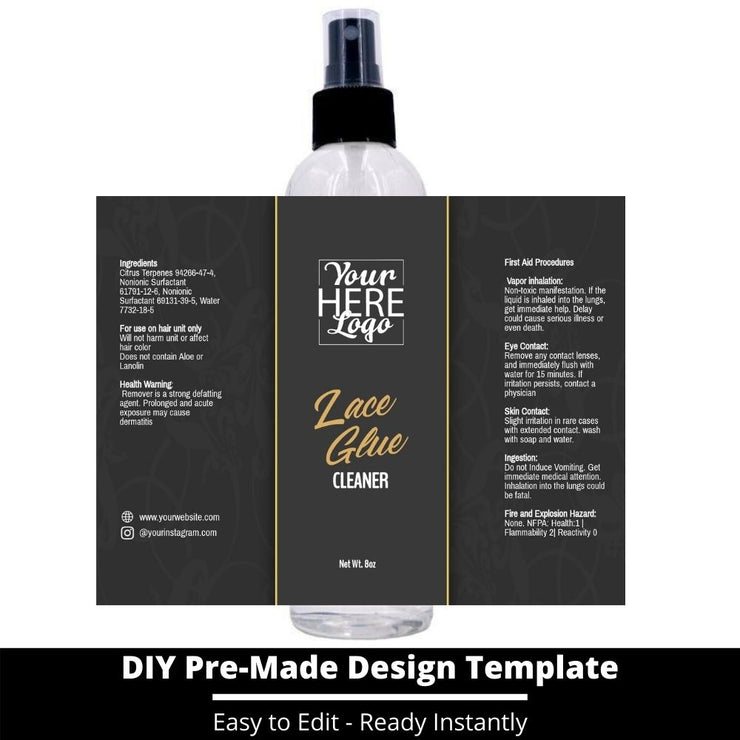 Lace Glue Cleaner Template 43