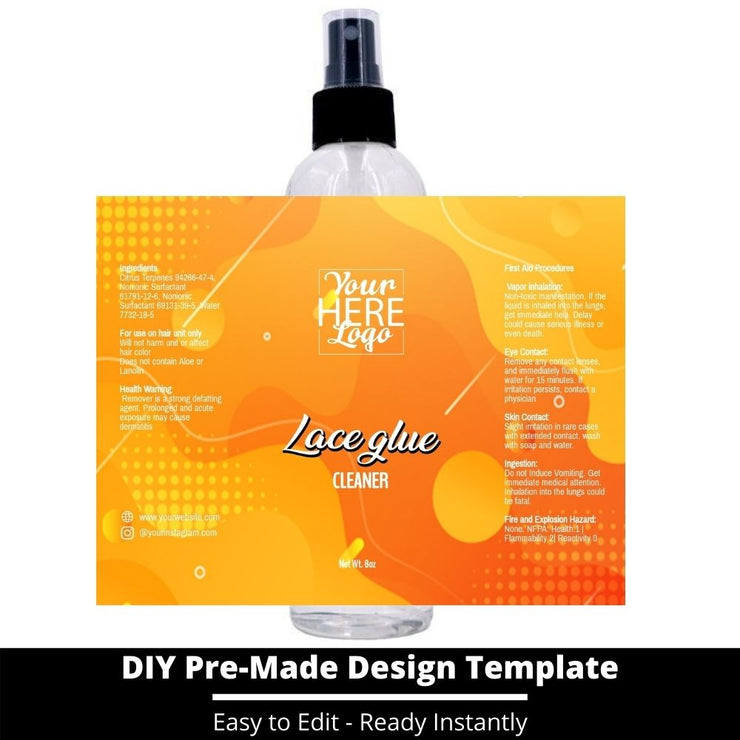 Lace Glue Cleaner Template 45