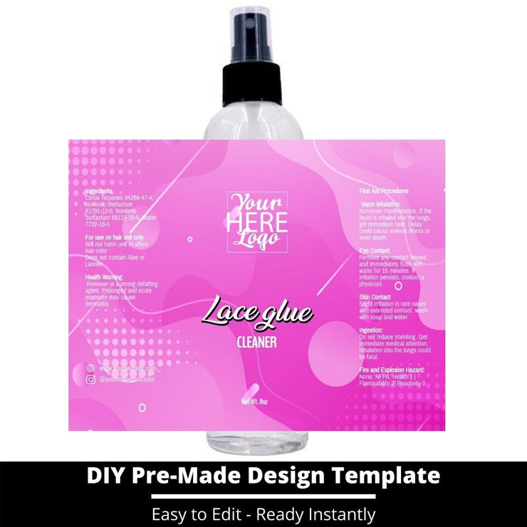 Lace Glue Cleaner Template 46