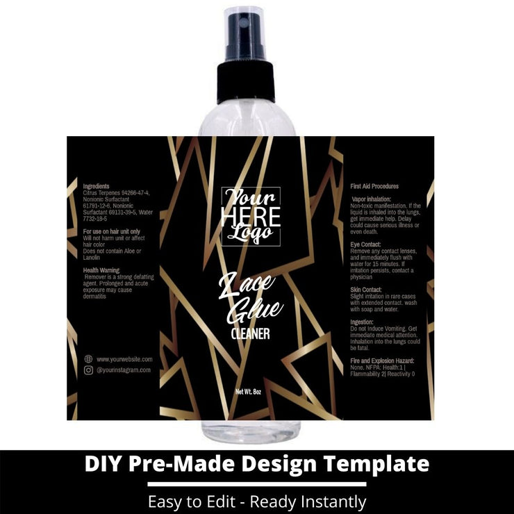 Lace Glue Cleaner Template 49