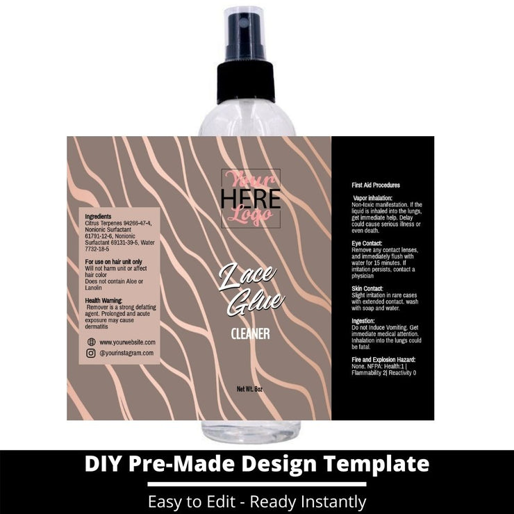 Lace Glue Cleaner Template 4