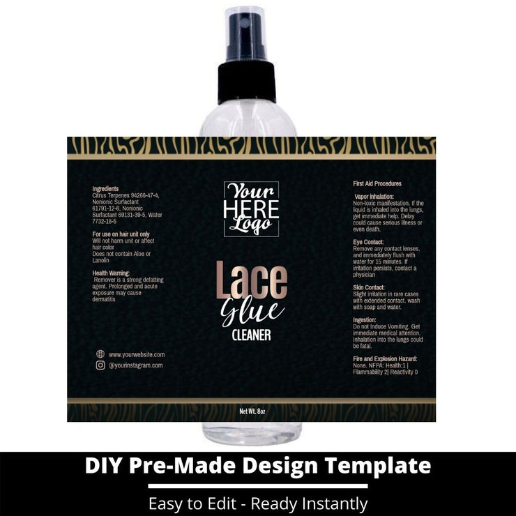 Lace Glue Cleaner Template 50
