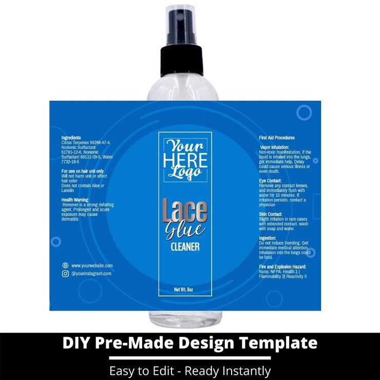 Lace Glue Cleaner Template 53