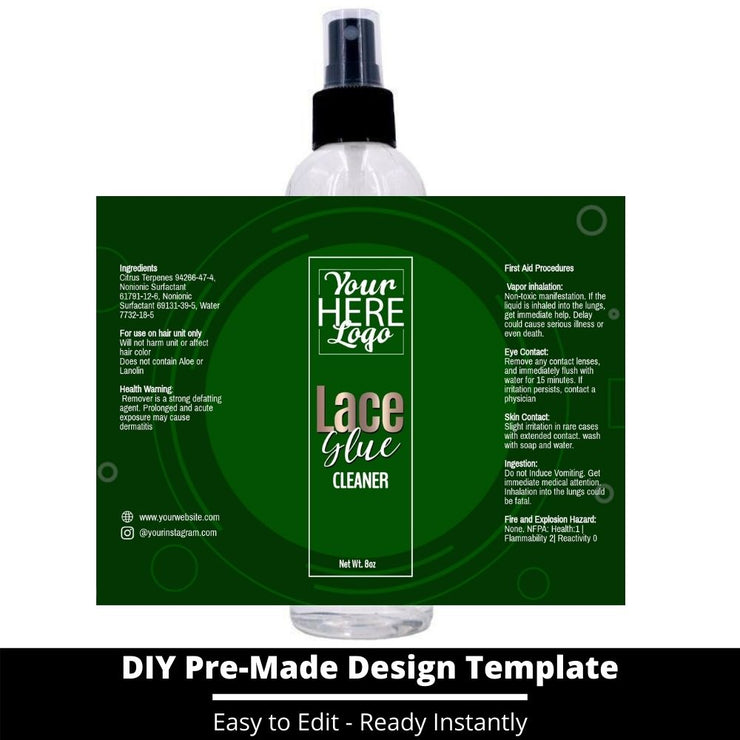 Lace Glue Cleaner Template 54