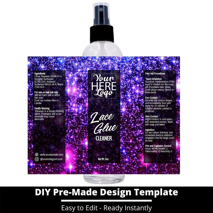 Lace Glue Cleaner Template 56