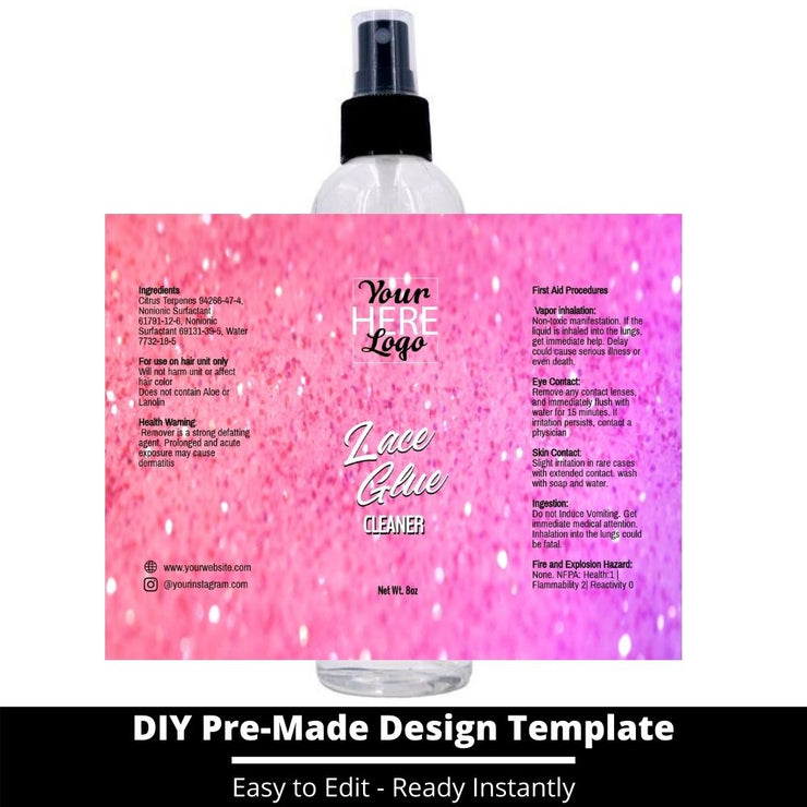 Lace Glue Cleaner Template 59