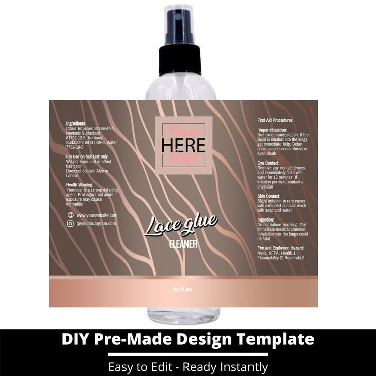 Lace Glue Cleaner Template 5