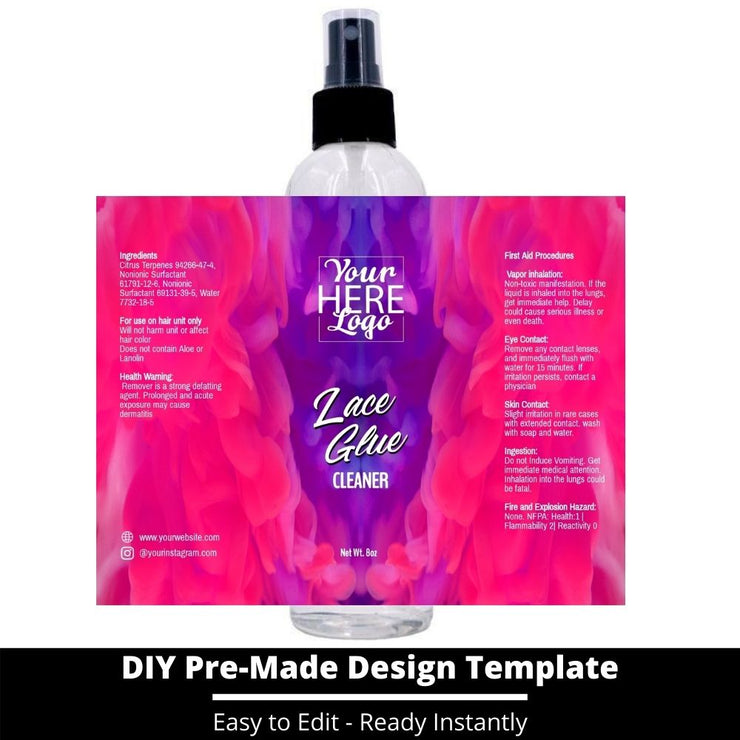 Lace Glue Cleaner Template 61