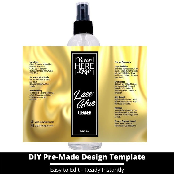 Lace Glue Cleaner Template 62