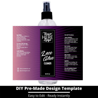 Lace Glue Cleaner Template 64