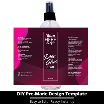 Lace Glue Cleaner Template 65