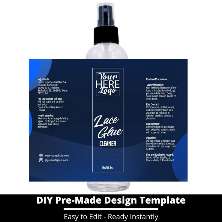 Lace Glue Cleaner Template 66