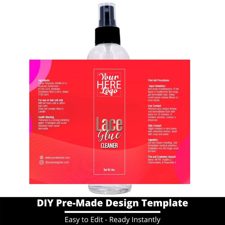 Lace Glue Cleaner Template 67