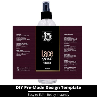 Lace Glue Cleaner Template 70
