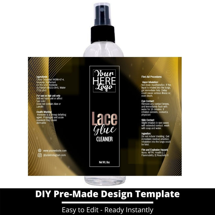 Lace Glue Cleaner Template 72