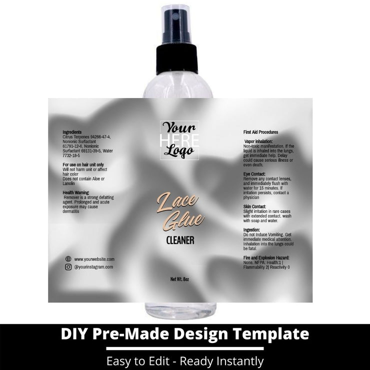 Lace Glue Cleaner Template 73