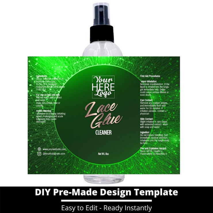 Lace Glue Cleaner Template 77