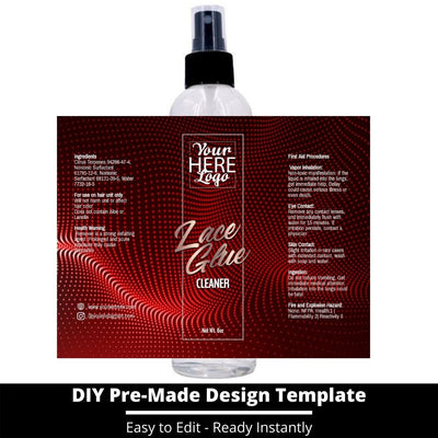 Lace Glue Cleaner Template 80