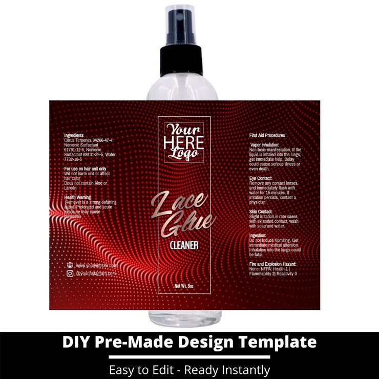 Lace Glue Cleaner Template 80