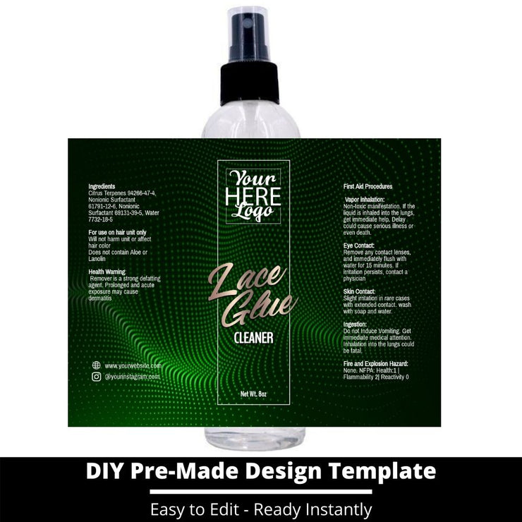 Lace Glue Cleaner Template 81