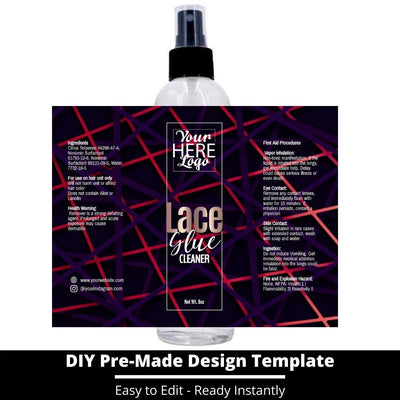 Lace Glue Cleaner Template 85